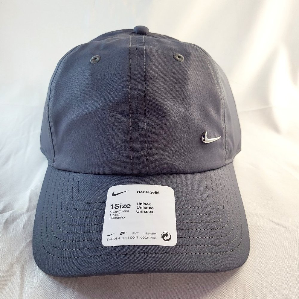 Nike Unisex Classic Sport Cap Grey/Silver 943092-021 Adjustable NWT
